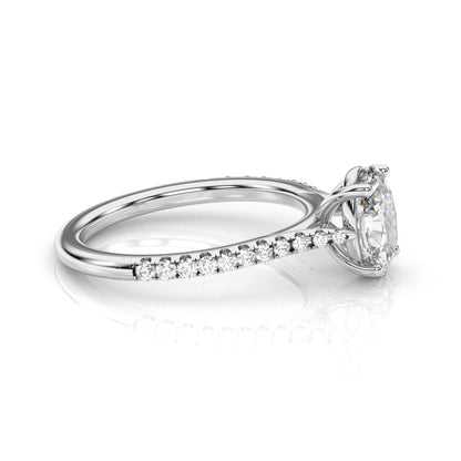 Diamond Size_1 carat | Style_With Diamonds | Precious Metal_White Gold