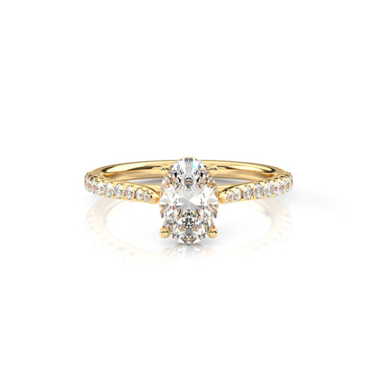 Diamond Size_1 carat | Style_With Diamonds | Precious Metal_Yellow Gold