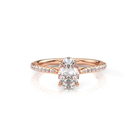 Diamond Size_1 carat | Style_With Diamonds | Precious Metal_Rose Gold