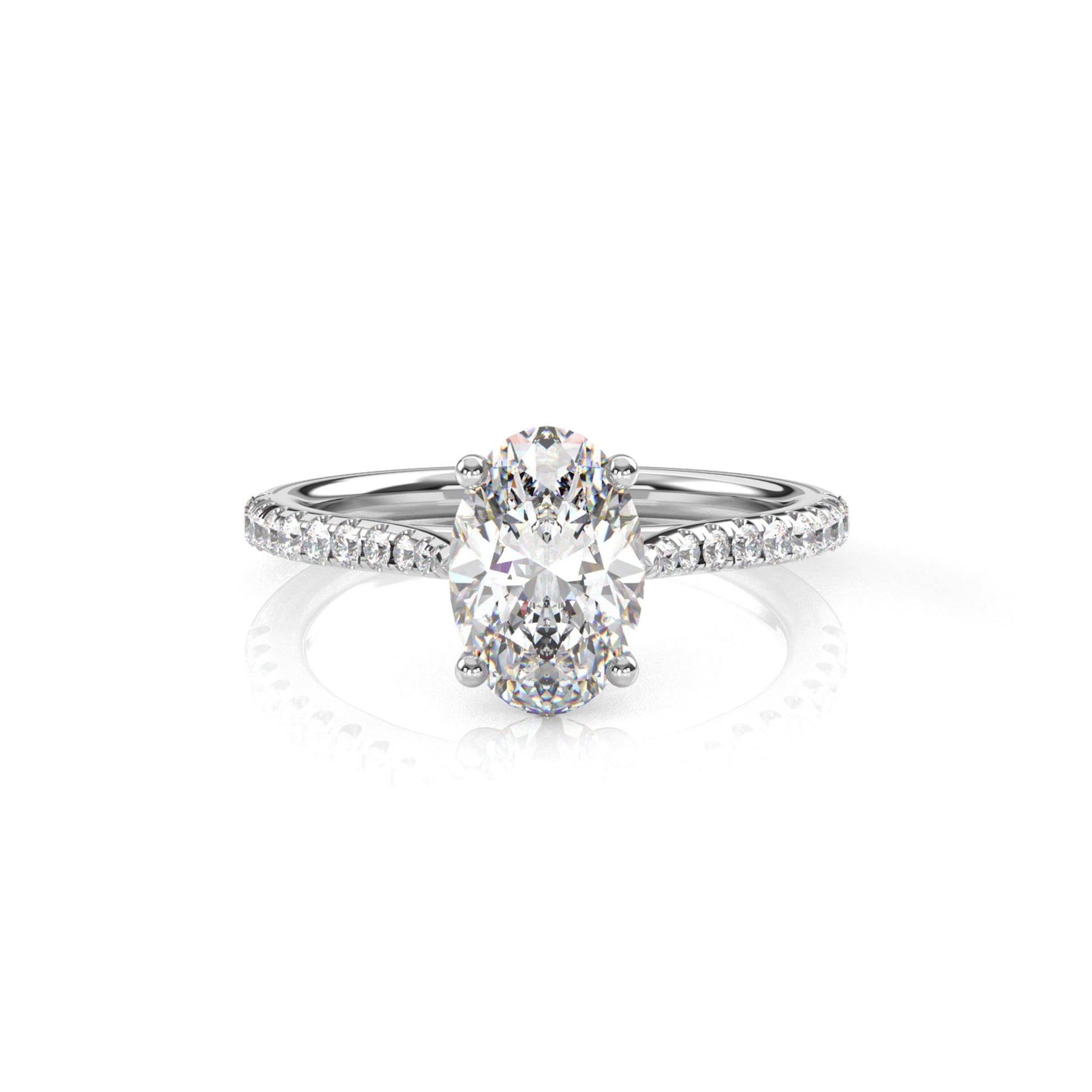 Diamond Size_1.5 carat | Style_With Diamonds | Precious Metal_White Gold