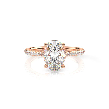 Diamond Size_2 carat | Style_With Diamonds | Precious Metal_Rose Gold
