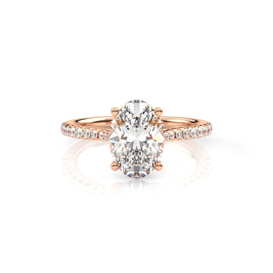 Diamond Size_2 carat | Style_With Diamonds | Precious Metal_Rose Gold
