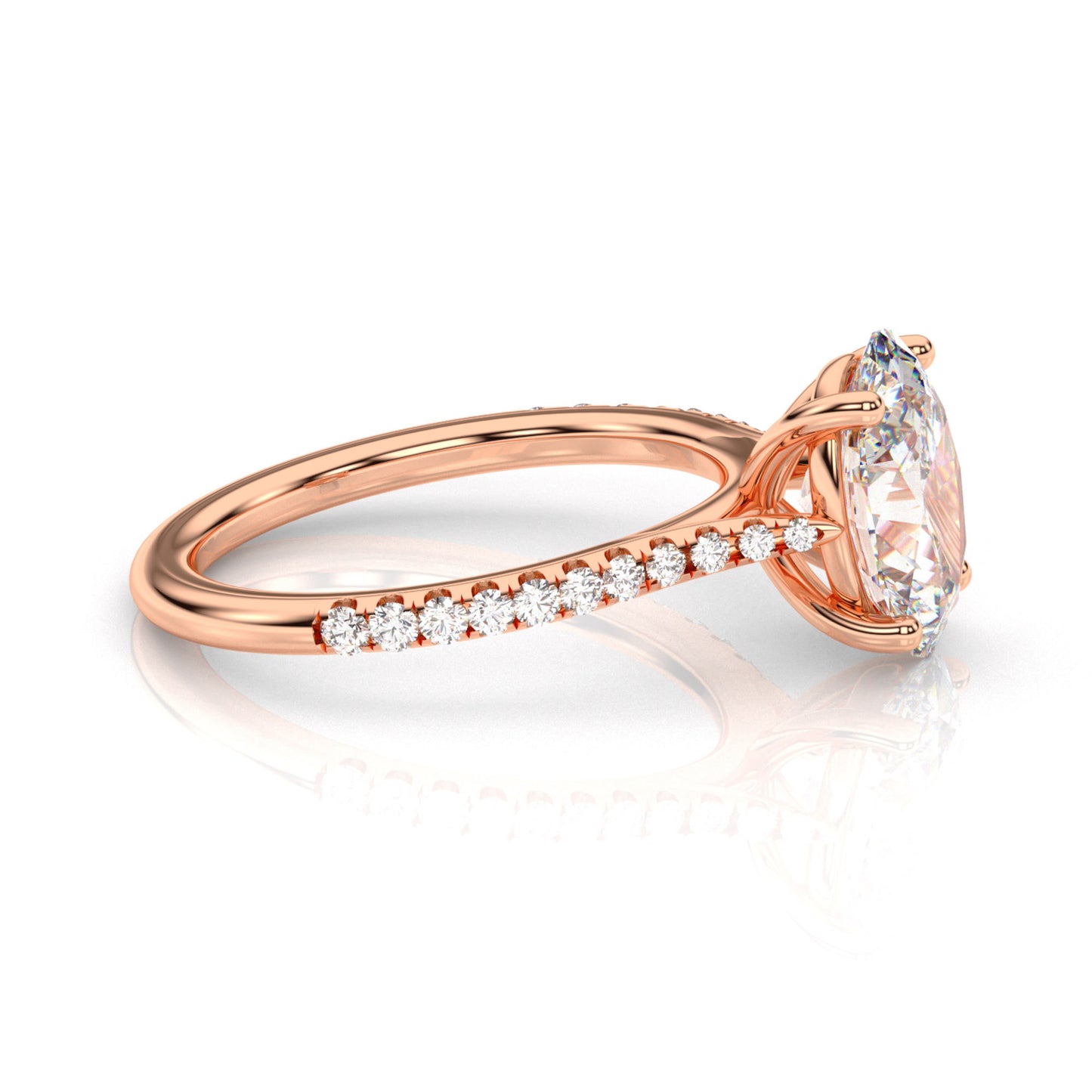 Diamond Size_2 carat | Style_With Diamonds | Precious Metal_Rose Gold