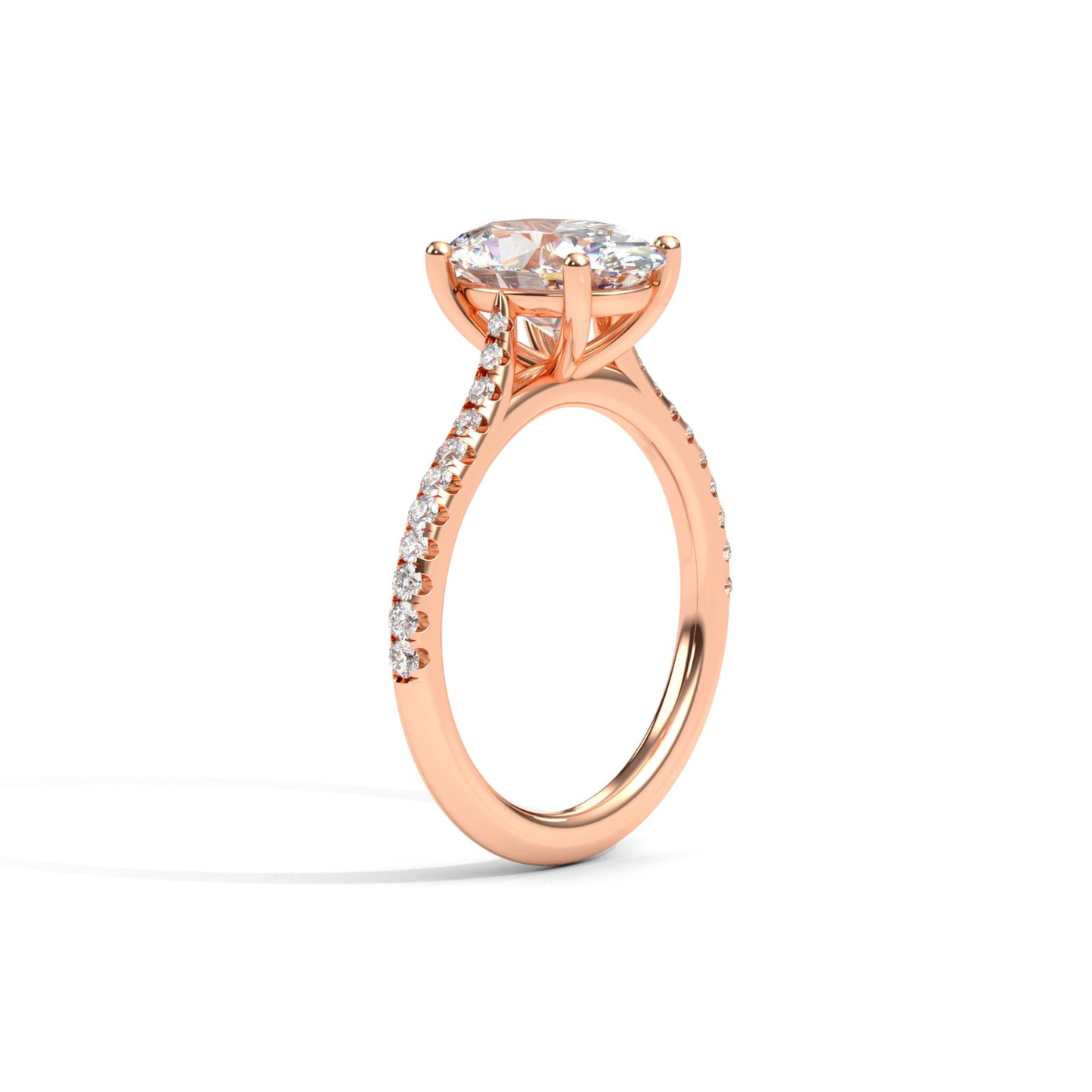 Diamond Size_2 carat | Style_With Diamonds | Precious Metal_Rose Gold
