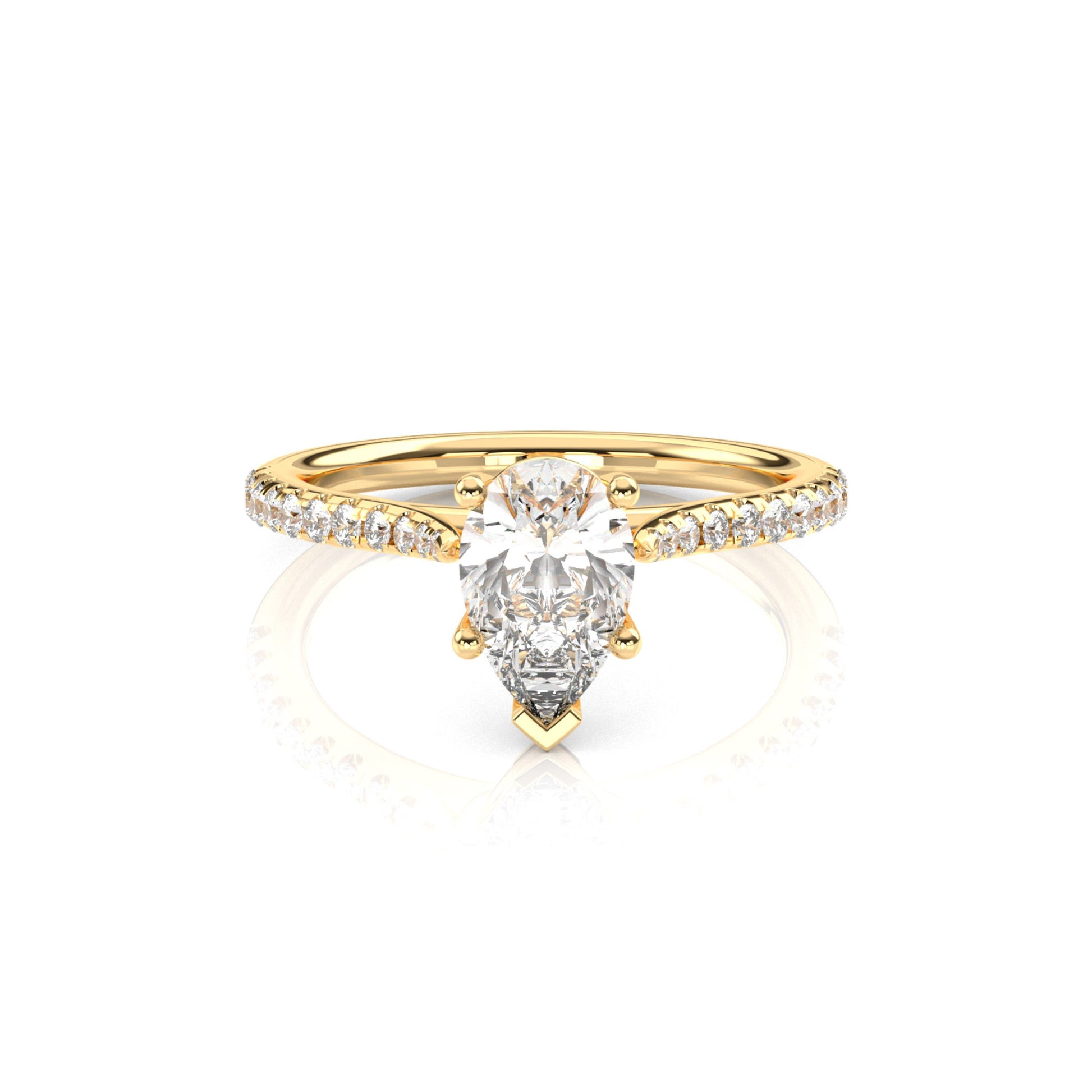 Diamond Size_1 carat | Style_With Diamonds | Precious Metal_Yellow Gold