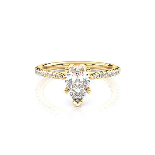 Diamond Size_1 carat | Style_With Diamonds | Precious Metal_Yellow Gold