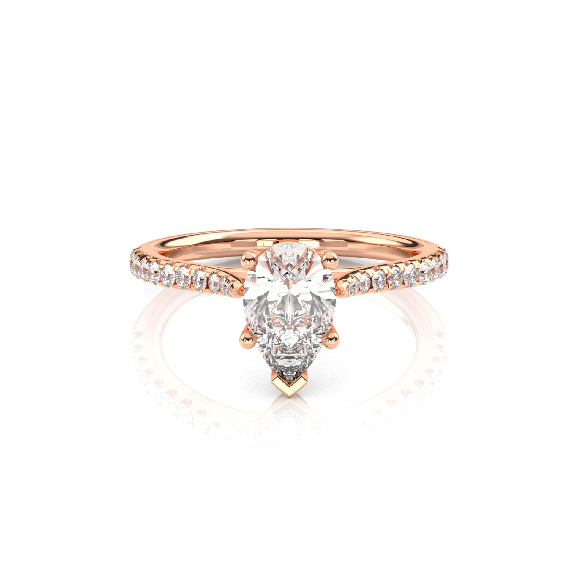 Diamond Size_1 carat | Style_With Diamonds | Precious Metal_Rose Gold