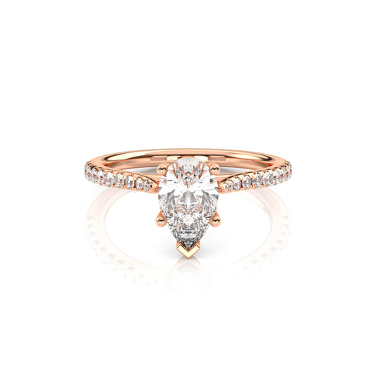 Diamond Size_1 carat | Style_With Diamonds | Precious Metal_Rose Gold