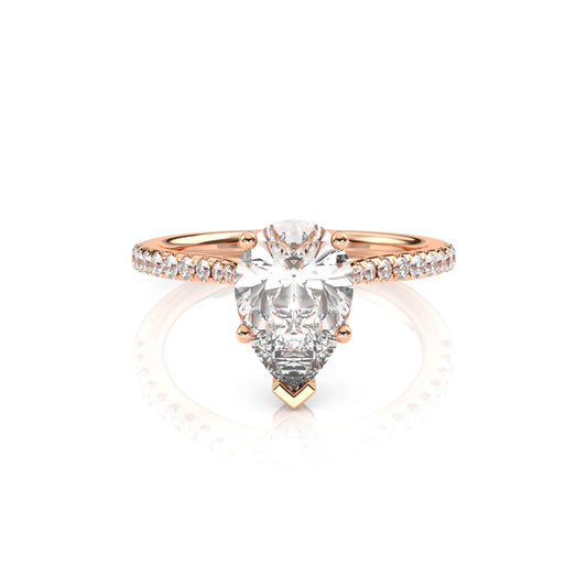 Diamond Size_2 carat | Style_With Diamonds | Precious Metal_Rose Gold