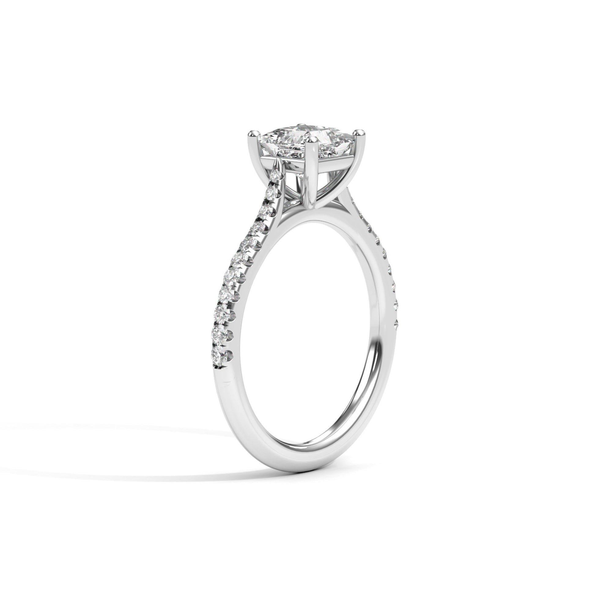 Diamond Size_1 carat | Style_With Diamonds | Precious Metal_White Gold