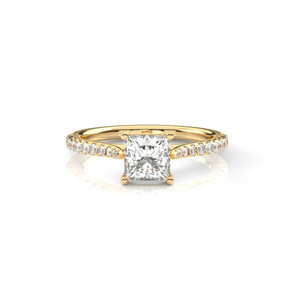 Diamond Size_1 carat | Style_With Diamonds | Precious Metal_Yellow Gold