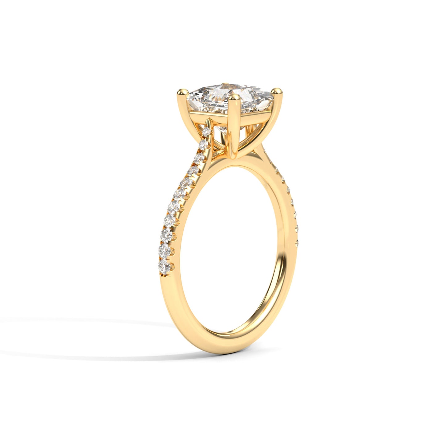 Diamond Size_2 carat | Style_With Diamonds | Precious Metal_Yellow Gold