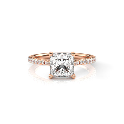 Diamond Size_2 carat | Style_With Diamonds | Precious Metal_Rose Gold