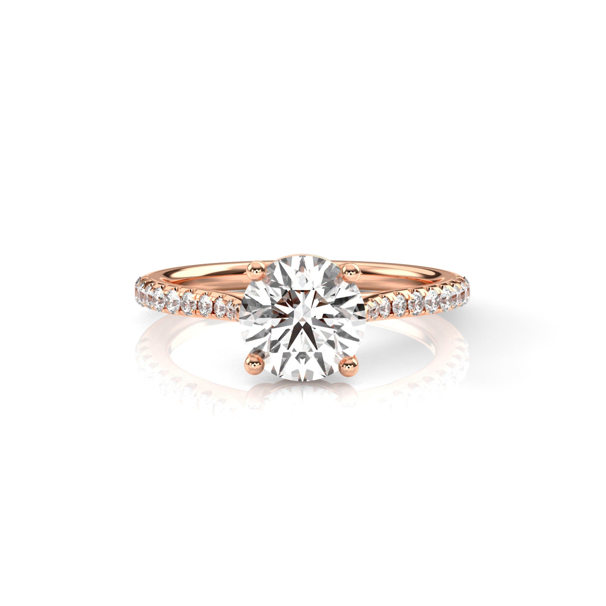 Diamond Size_1.5 carat | Style_With Diamonds | Precious Metal_Rose Gold